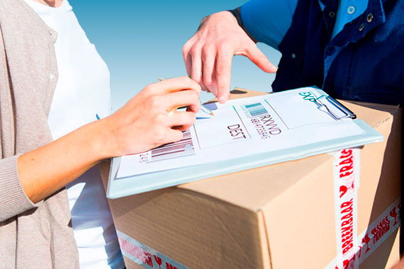 Recojo de su mercadería